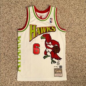 Mitchell & Ness Atlanta Hawks Hardwood Classics Swingman Jersey.